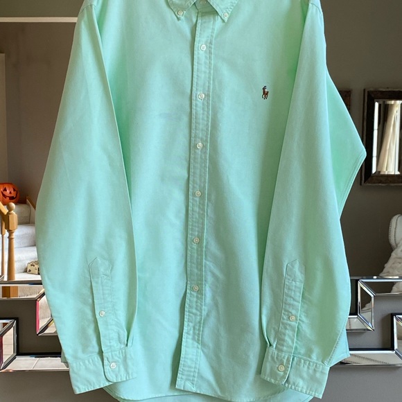Ralph Lauren Other - Mens Sz L RALPH LAUREN OXFORD MATERIAL Dress Shirt, Beautiful! Sz L! Worn 1 time